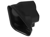 afe power 15-20 ford mustang 2.3l l4/3.7l v6/5.0l v8 dynamic air scoop - black 54-13015s