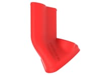 afe power 15-20 ford mustang 2.3l l4/3.7l v6/5.0l v8 dynamic air scoop - red 54-13015sr