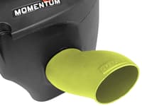 afe dynamic air scoop 2015 dodge challenger v6-3.6 / v8-5.7/6.4l hemi - green 54-72203-sg