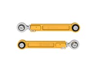 icon 2022-2025 toyota tundra/2023-2025 toyota sequoia/2024-2025 toyota tacoma/2024 toyota land cruiser 250 series/2024 lexus gx550, rear, billet upper link kit, gold anodizing 54102g