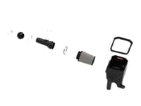 afe takeda stage-2 cold air intake system w/ pro dry s filter 17-20 honda civic si l4-1.5l (t) 56-10027d