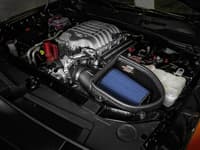 afe magnum force stage-2 track series carbon fiber ais w/ pro 5r media - 18-23 dodge challenger v8-6.2l 57-10001r