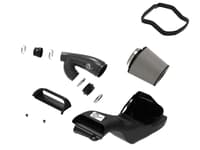 afe 17-20 ford f-150/raptor track series carbon fiber cold air intake system with pro dry s filters 57-10010d
