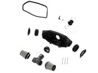 afe 20-23 corvette c8 track series carbon fiber cold air intake system with pro dry s filters 57-10013d
