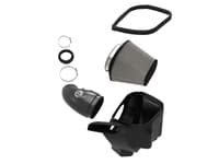 afe 12-21 jeep grand cherokee 6.4l track series carbon fiber cold air intake w/pro dry s filter 57-10014d