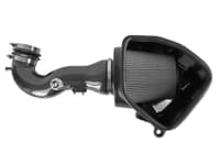 afe 19-23 gm trucks 5.3l/6.2l track series carbon fiber cold air intake system w/ pro dry s filters 57-10015d