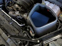 afe 19-23 gm trucks 5.3l/6.2l track series carbon fiber cold air intake system with pro 5r filters 57-10015r