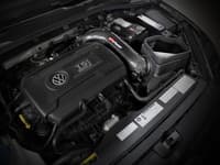 afe 15-19 vw golf r (mkvii) l4-2.0l (t) track series carbon fiber intake system w/ pro dry s filter 57-10016d