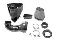 afe 17-12 chevrolet camaro zl1 (6.2l-v8) track series carbon fiber cai system w/ pro-dry s filters 57-10018d