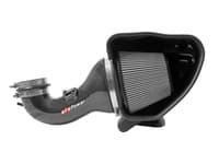 afe 17-12 chevrolet camaro zl1 (6.2l-v8) track series carbon fiber cai system w/ pro-dry s filters 57-10018d