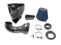 afe 17-12 chevrolet camaro zl1 (6.2l-v8) track series carbon fiber cai system w/ pro 5r filters 57-10018r