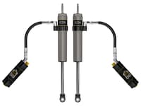 icon 2024-2025 toyota tacoma, 0-1" lift, rear, v.s. 2.5 aluminum series shock absorbers, remote reservoir w/ cdcv, pair 57808cp