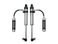 icon 2005-2023 toyota tacoma, rear, 2.5 aluminum series rxt remote reservoir shocks, pair 57826p