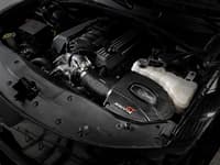 afe black series carbon fiber cais w/pds filter 11-19 dodge challenger/charger srt8 v8-6.4l 58-10003d
