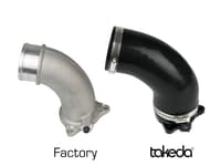 afe 2019-2023 hyundai veloster n l4-2.0l (t) takeda turbo inlet w/ factory intake 59-20001