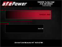 afe 2019-2023 hyundai veloster n l4-2.0l (t) takeda turbo inlet w/ factory intake 59-20001