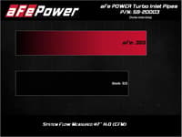 afe power 17-20 ford f-150/raptor/ 18-22 expedition/navigator 3.5l v6 turbo inlet pipes 59-20003