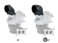 afe 15-21 audi/vw a3/s3 golf/gti/r/jetta l4-2.0l (t) turbo inlet tube 59-20004
