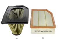 afe magnum flow pro guard7 inverted replacement air filter 18-20 jeep wrangler/gladiator (jl) i4-2.0l(t) 73-80280