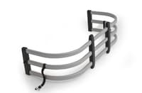 amp research 2004-2018 ford f-150 standard bed bedxtender hd max u-shape design - silver 74813-00a