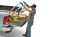 amp research 2004-2018 ford f-150 standard bed bedxtender hd max u-shape design - silver 74813-00a