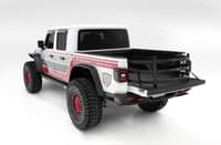 amp research 2020-2022 jeep gladiator bedxtender hd sport - black 74833-01a