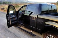 amp research 2013-2015 dodge ram 1500 crew cab, 13-17 ram 2500/3500 crew cab powerstep xl - black 77138-01a
