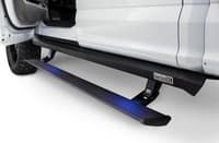 amp research 2007-2013 chevy silverado 1500 extended/crew powerstep xl - black 77126-01a