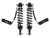 icon 2021-2024 ford f-150 4wd/tremor, 3.5-4.5"/2.5-3" lift, front, v.s. 2.5 series coilovers, remote reservoir w/ cdcv, pair 91824c