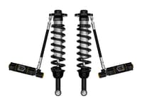icon 2021-2024 ford f-150 4wd/tremor, 3.5-4.5"/2.5-3" lift, front, v.s. 2.5 series coilovers, remote reservoir w/ cdev, pair 91824e