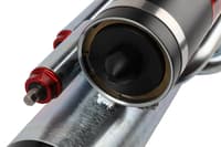 fox 3.5 factory series 18in. p/b res. 5-tube bypass (3 comp/2 reb) shock 1in. (cust. valvg) - blk 980-02-256-1
