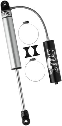 fox 2.0 factory series 8.5in. smooth body remote res. shock w/hrglss eyelet/cap (custom valv) - blk 980-24-031-1