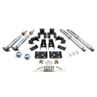 belltech lowering kit 14-17 chevy silverado/sierra 1in to -2in front/4in rear w/ street perf shocks 991sp