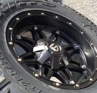 20x9 fuel off-road hostage matte black d531 5x5.5/139.7 5x150 1mm