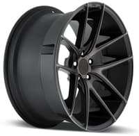 (clearance) 20x8.5 niche targa black machined w/ dark tint m130 5x115 35mm