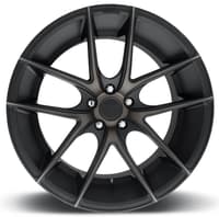 (clearance) 20x8.5 niche targa black machined w/ dark tint m130 5x115 35mm