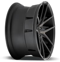 (clearance) 20x8.5 niche targa black machined w/ dark tint m130 5x115 35mm