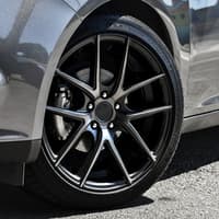 (clearance) 20x8.5 niche targa black machined w/ dark tint m130 5x115 35mm