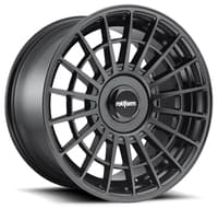 19x8.5 rotiform las-r matte black r142 5x100 5x112 45mm