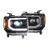 morimoto xb led headlights: gmc sierra (14-18) (pair / asm) lf544