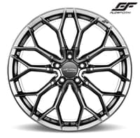 (huge savings) 19x10 ace alloy aff09 black chrome (flow formed) (custom)