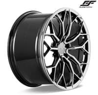 (huge savings) 19x10 ace alloy aff09 black chrome (flow formed) (custom)