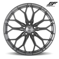 (huge savings) 19x10 ace alloy aff09 brushed face w/ space grey tint (flow formed) (custom)