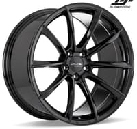 (huge savings) 20x9 ace alloy aff05 gloss piano black (flow formed) (custom)