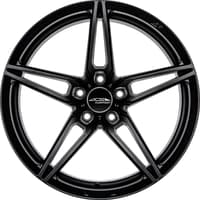 (huge savings) 19x9.5 ace alloy aff01 all matte black (flow formed) (custom)