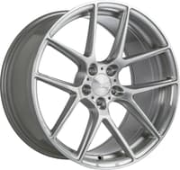 (huge savings) 20x10.5 ace alloy aff02 full brushed aluminum with clear coat (flow formed) (deep lip) (custom)