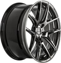 (huge savings) 20x10.5 ace alloy aff02 black chrome (flow formed) (deep lip) (custom)