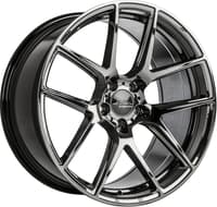 (huge savings) 19x10 ace alloy aff02 black chrome (flow formed) (custom)