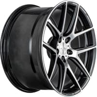 (huge savings) 19x10 ace alloy aff02 gloss mica grey machined (flow formed) (custom)
