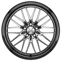 Ace Alloy AFF04 Gloss Black Machined Face w/ Gloss black Lip